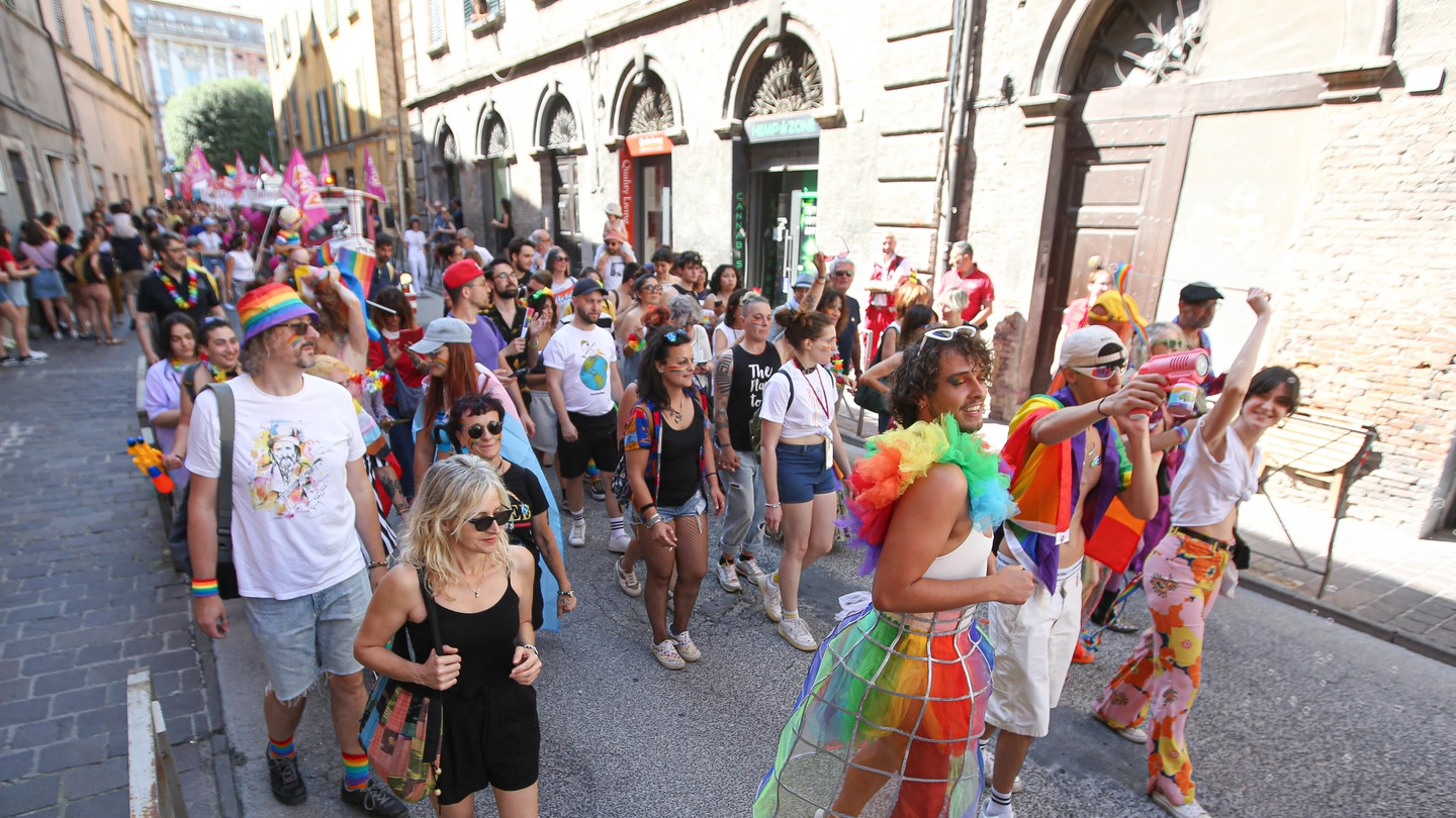 L’Umbria Pride dell’anno scorso per i diritti civili