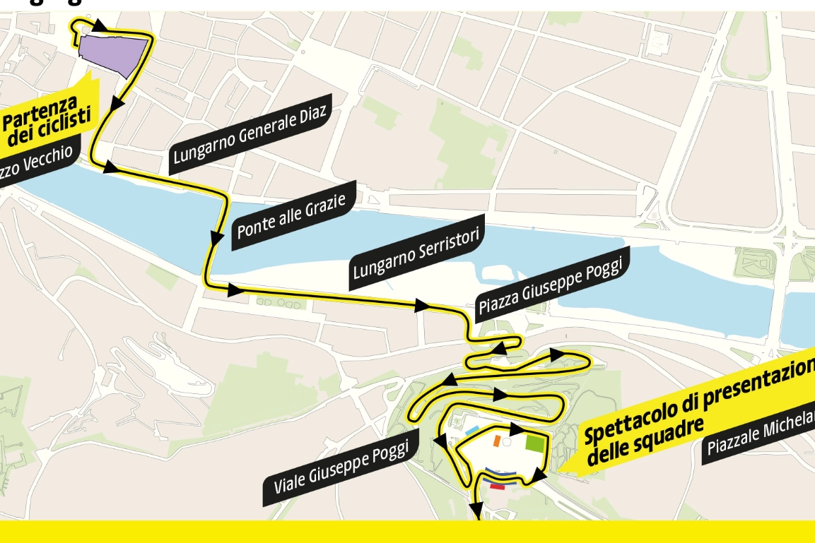 Il percorso della presentazione delle squadre al Tour de France: ecco le strade che attraverseranno i ciclisti giovedì 27 giugno
