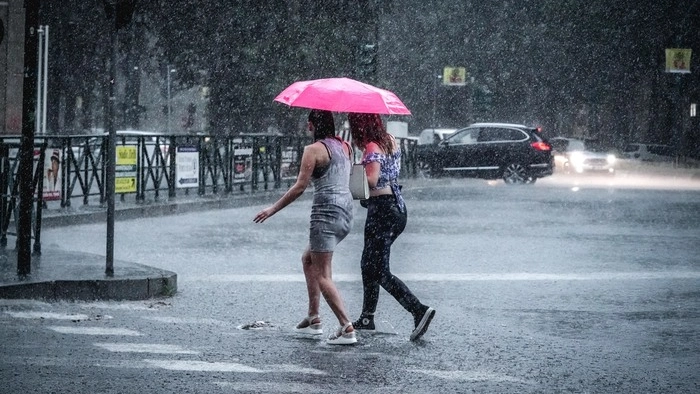 Allerta meteo in Liguria, scuole chiuse (Foto Ansa)