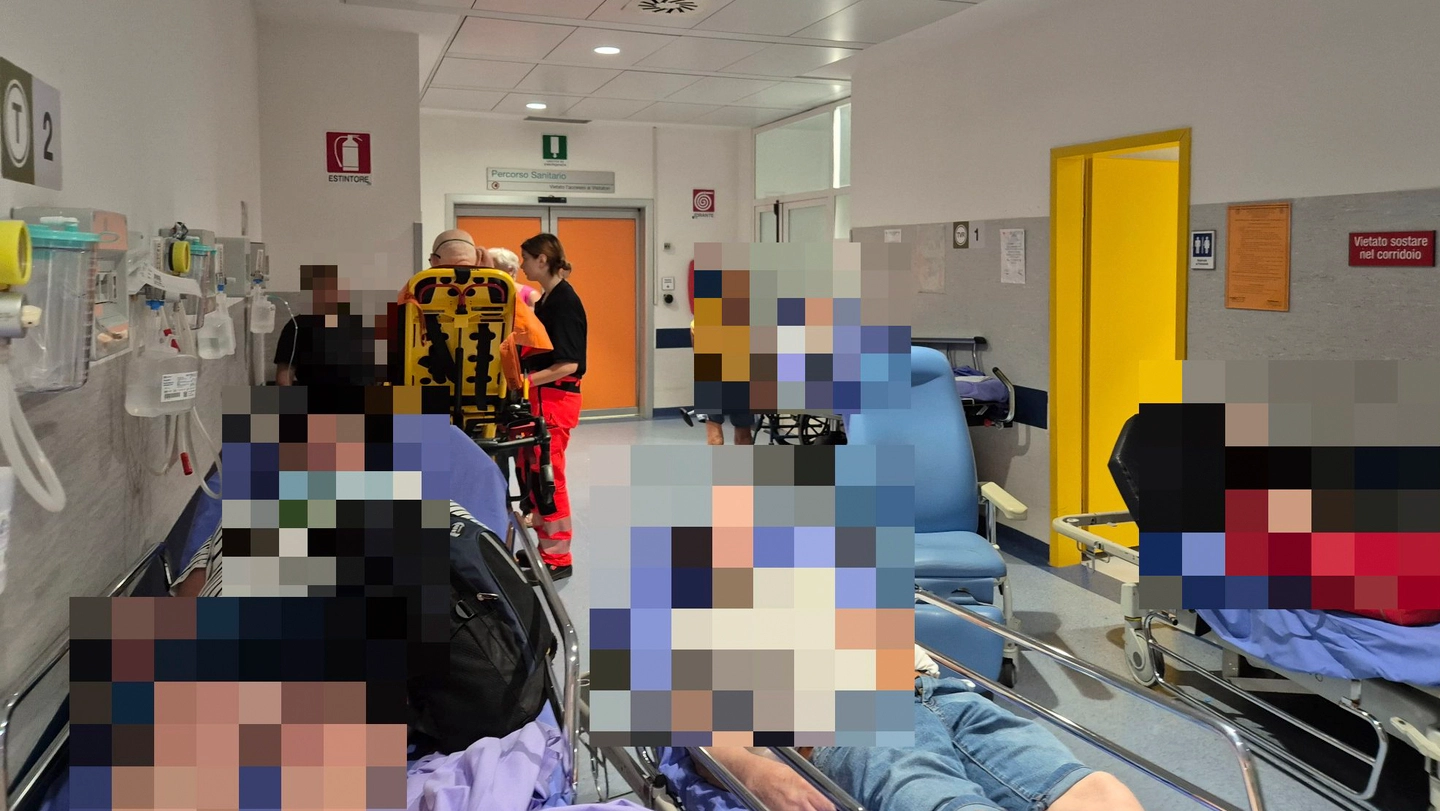 Caos pronto soccorso cisanello (foto di: ENRICO MATTIA DEL PUNTA)