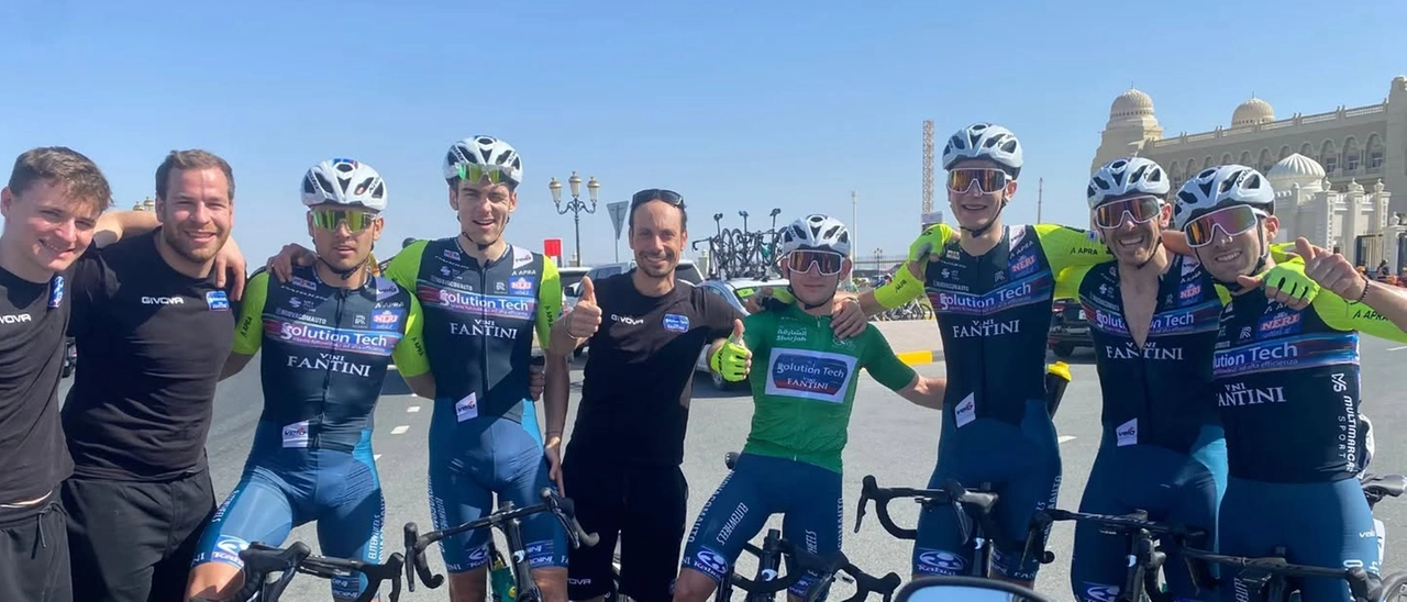 Ciclismo: Quartucci secondo nella prima tappa della gara negli Emirati Arabi Uniti