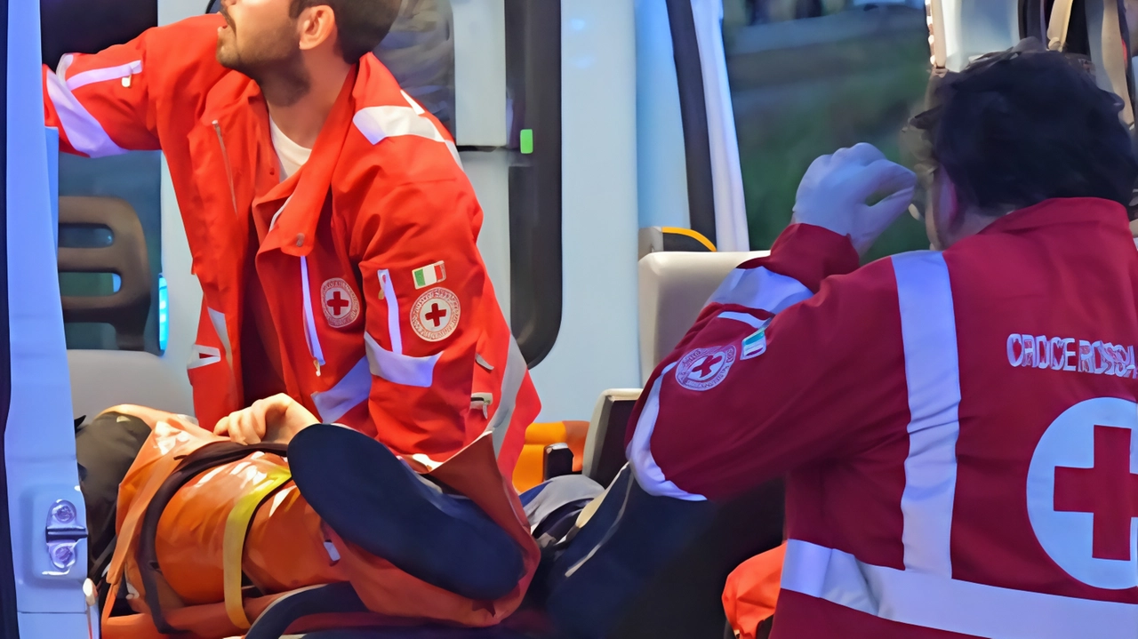 Sul posto polizia e ambulanza