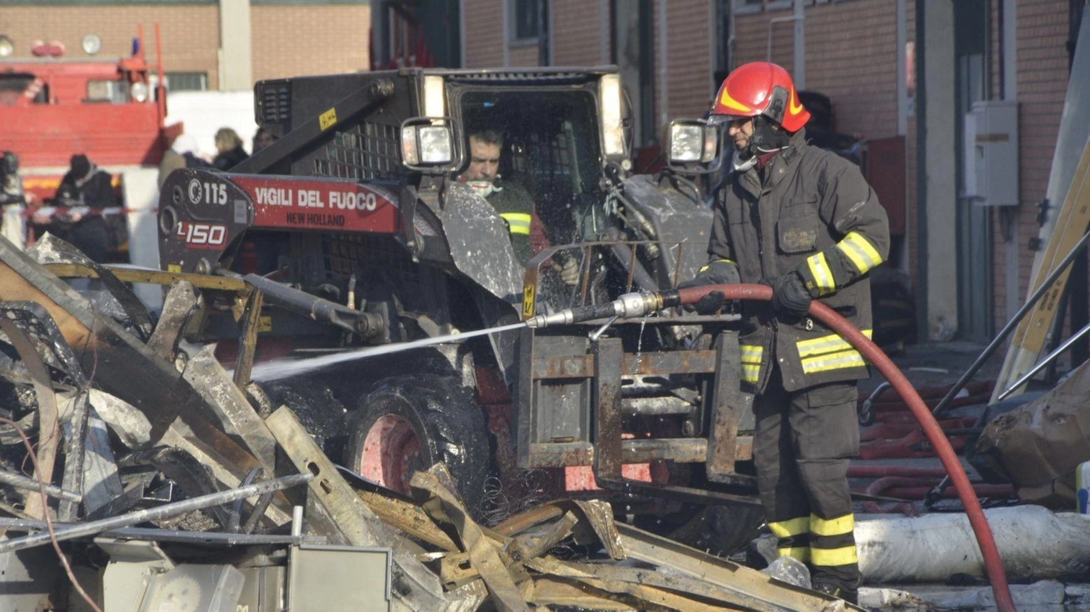 Vigili del Fuoco al Macrolotto