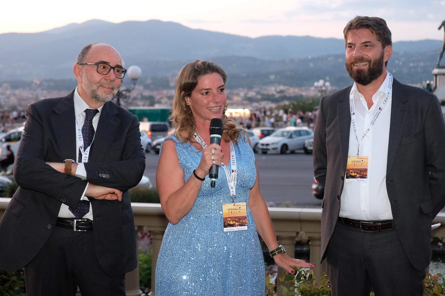 Antonello Biscini, Valeria Speroni Cardi ed Ennio Troiano, membri del Board Fondazione Fair Play Menarini