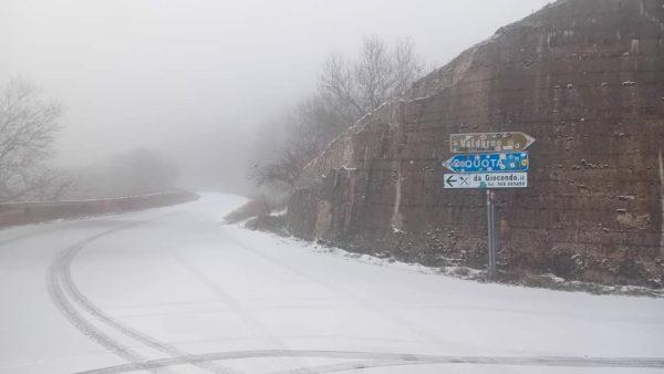 Arriva la neve in Pratomagno!