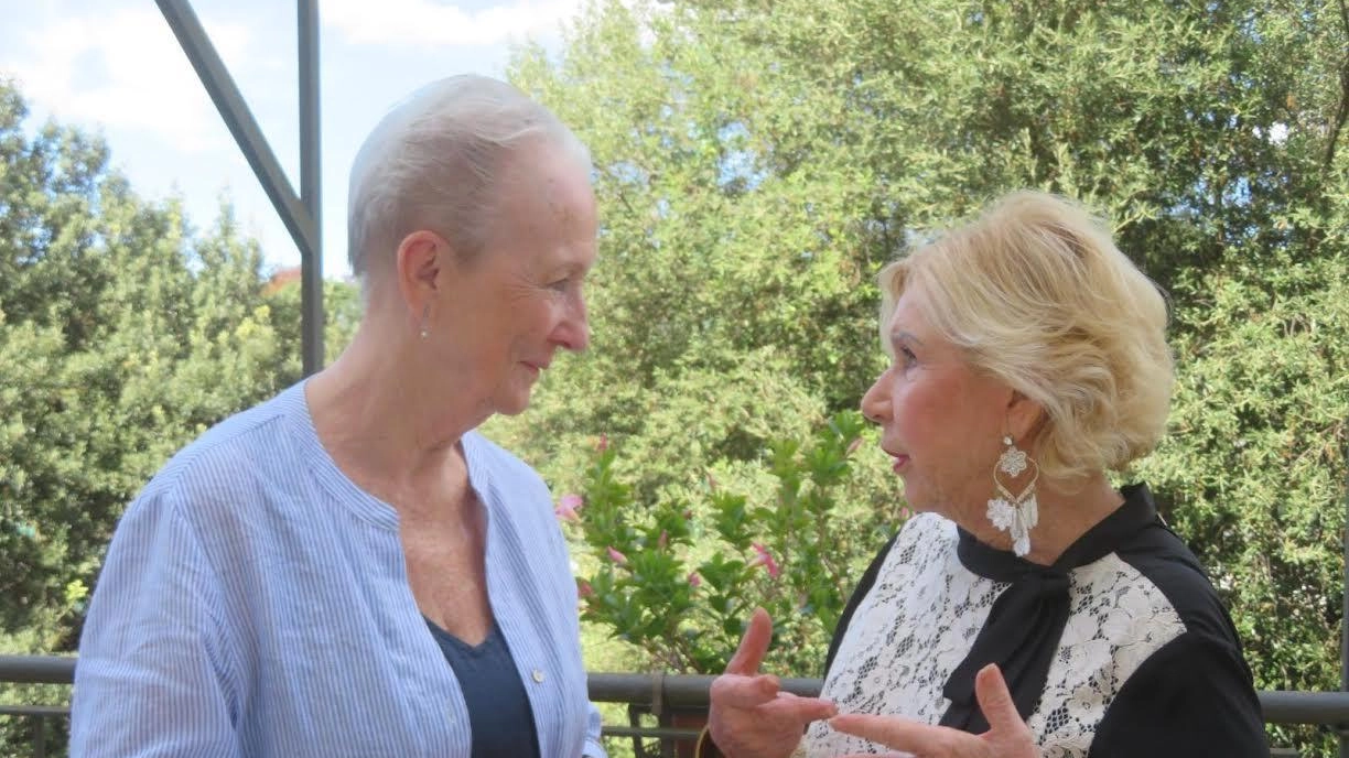 Kathleen Chalfant in visita a Siena: "È la città più bella del mondo"