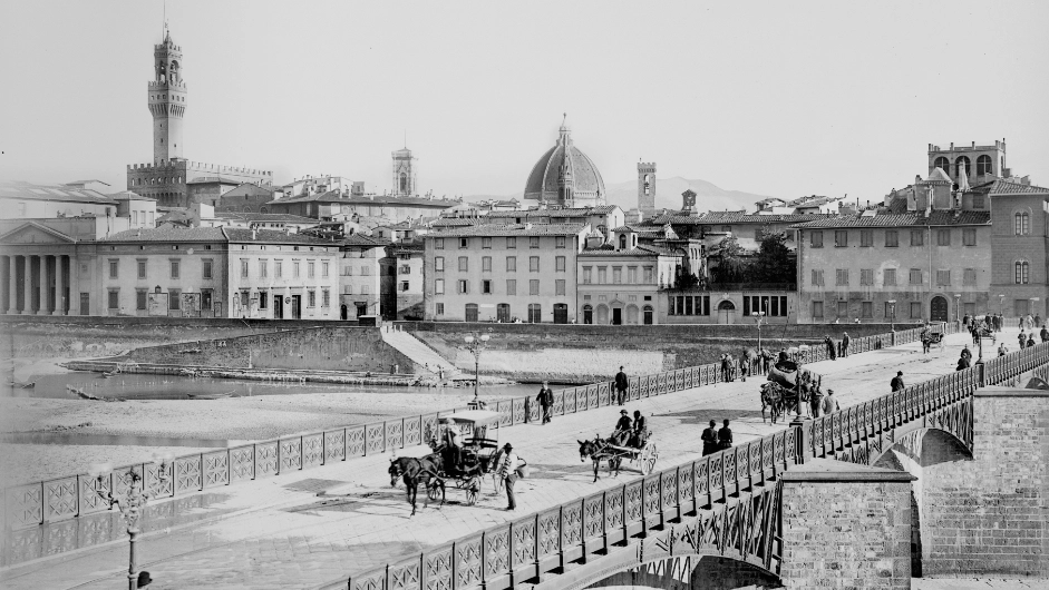 Ponte alle Grazie, Firenze, 1900 c.a. (Archivi Alinari, Firenze)