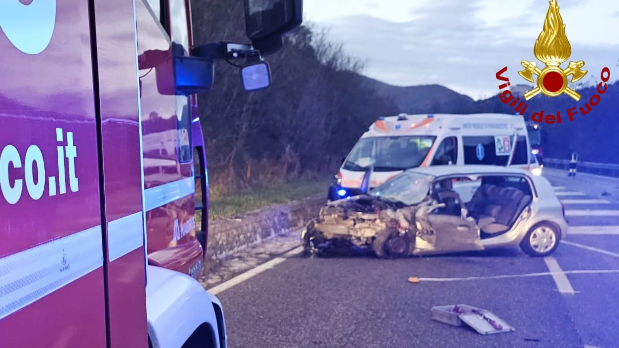 L'auto coinvolta nell'incidente