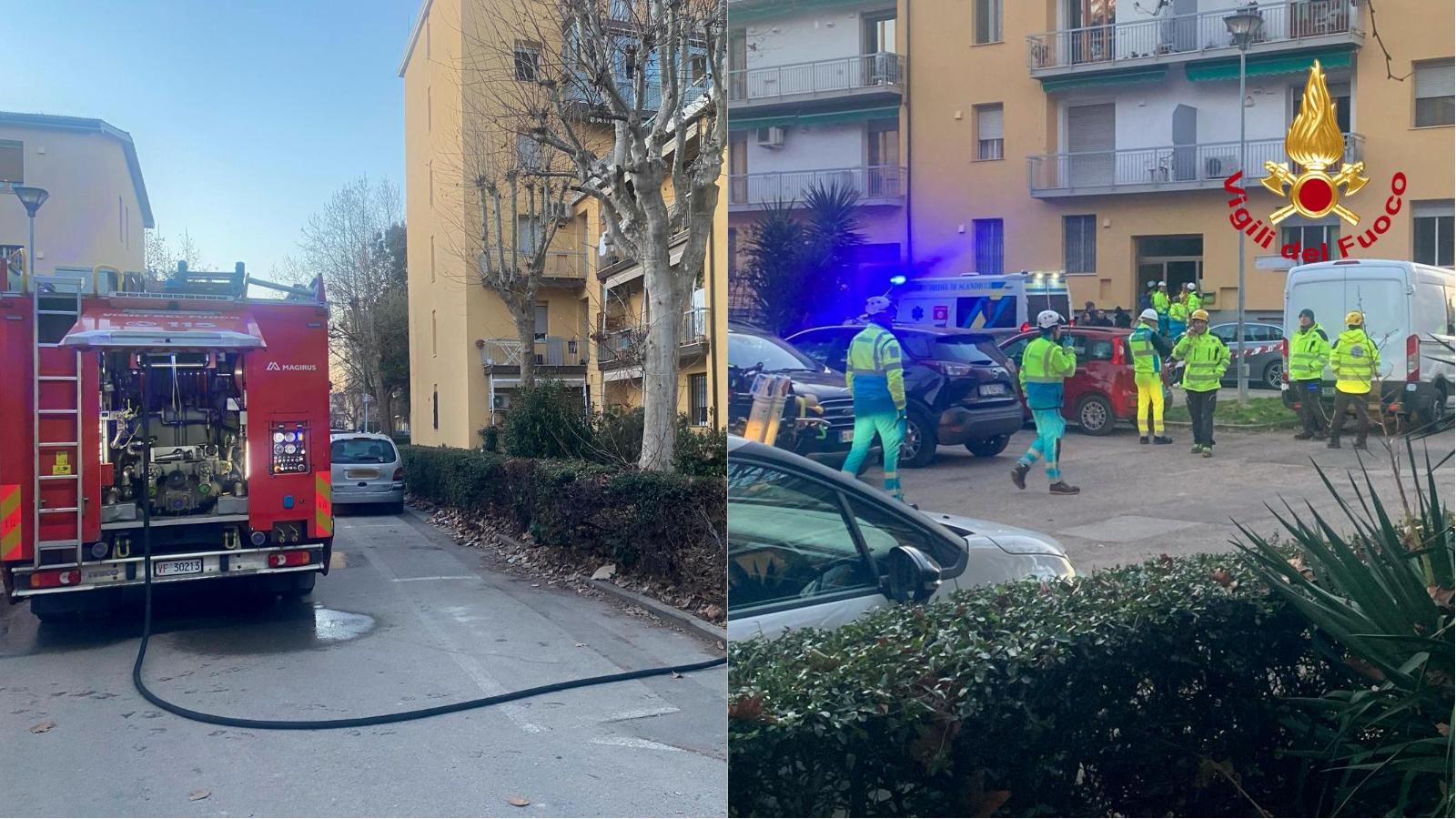 Incendio in un condominio a Scandicci, paura per alcune persone bloccate in ascensore