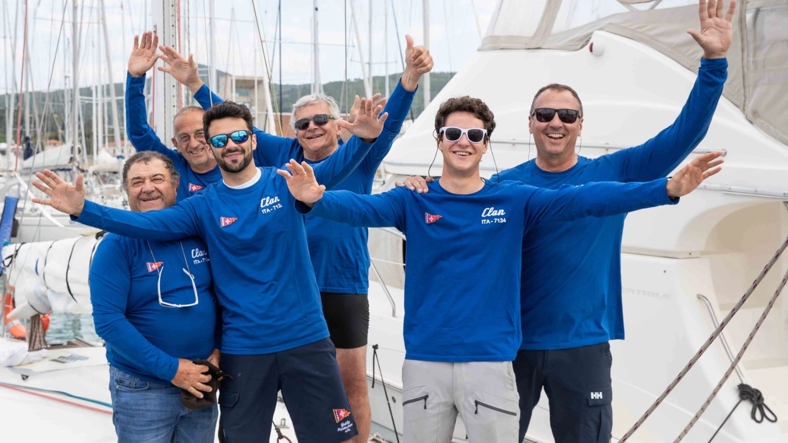 I ragazzi dello Yacht Club Repubblica Marinara di Pisa