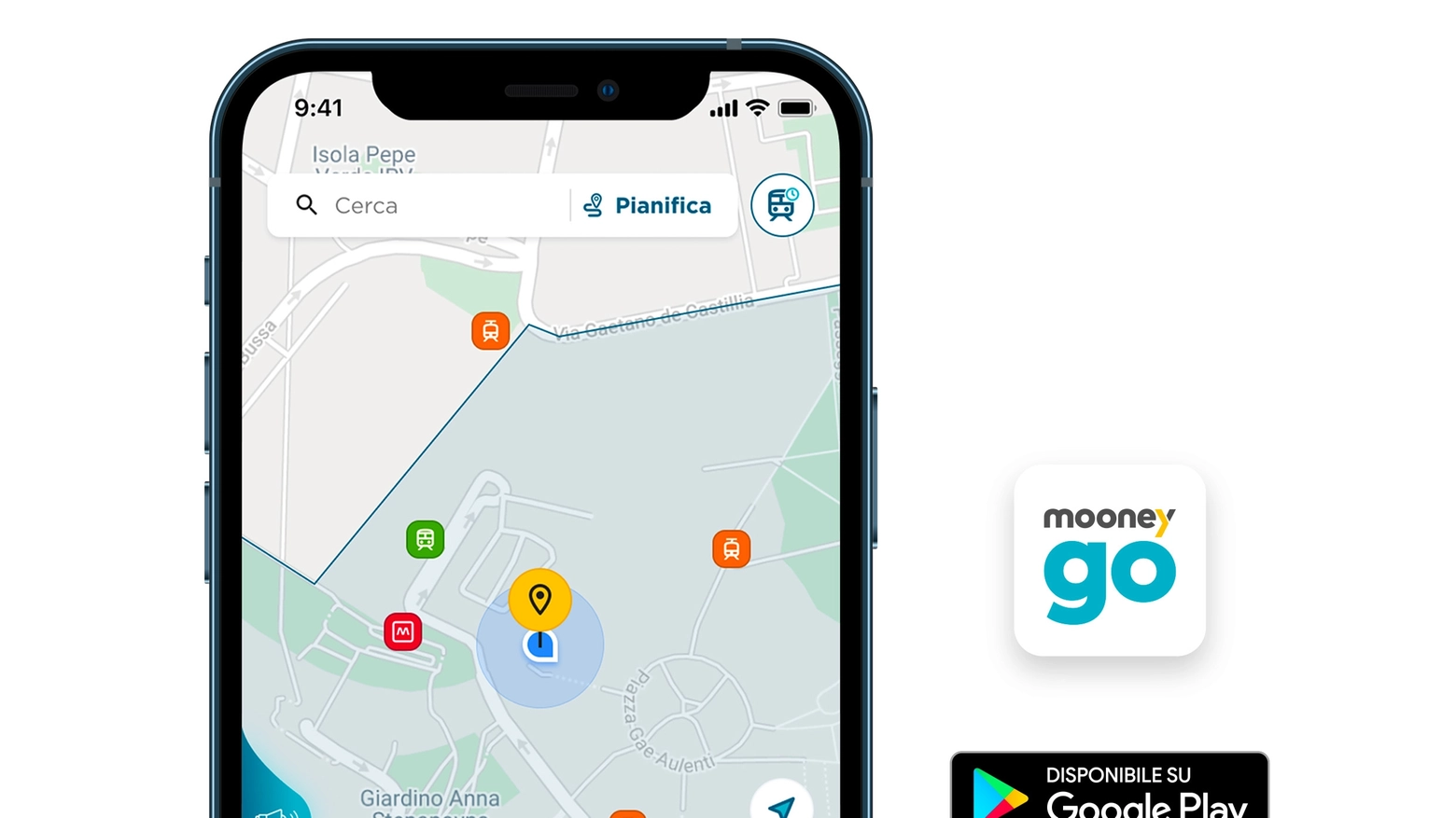 L'app MooneyGo copre oltre cinquemila Comuni d'Italia