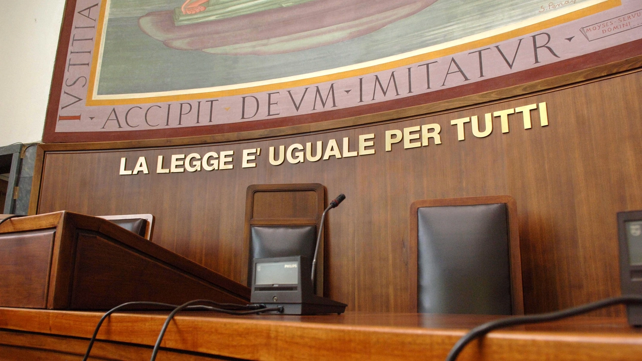 Un'aula di tribunale