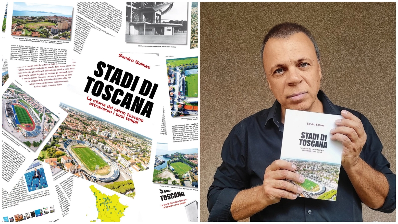 Il libro di Sandro Solinas è un affascinante carrellata degli impianti della regione, dai più celebri a quelli meno noti