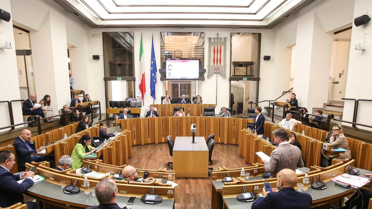 Una seduta del Consiglio regionale della scorsa legislatura