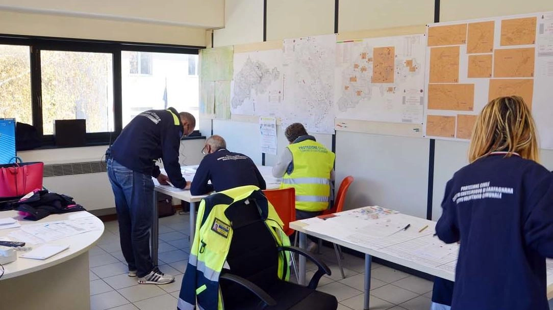 Aperto ieri mattina dal sindaco il centro operativo comunale (foto d’archivio)