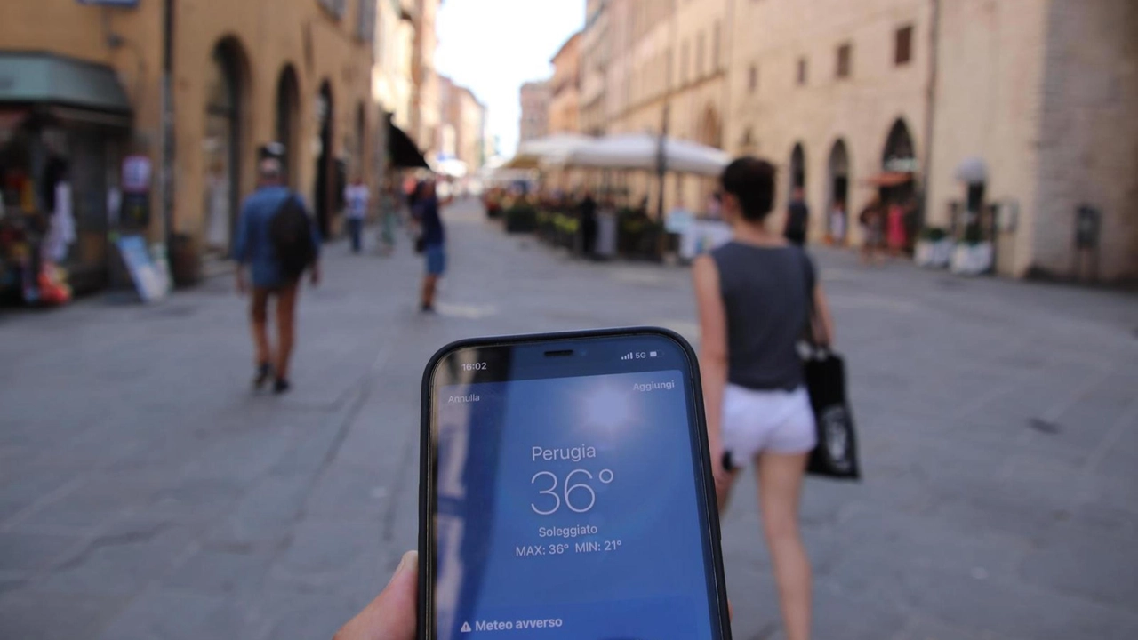 Caldo, Perugia verso il bollino arancione