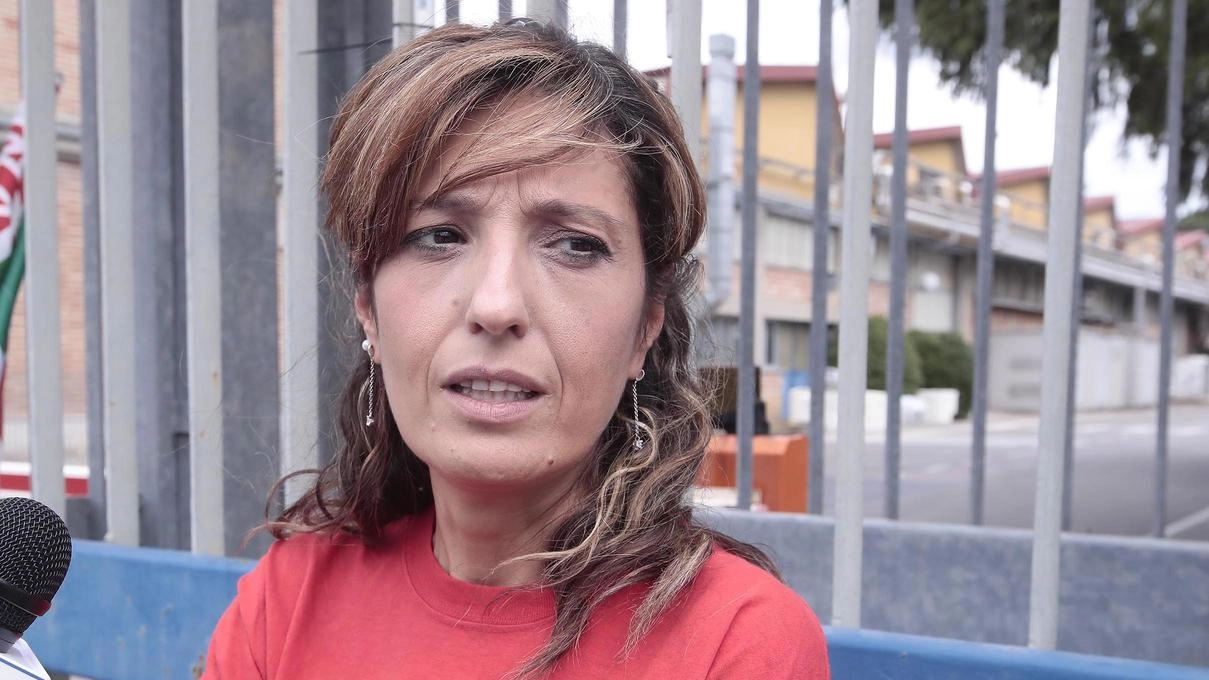 Daniela Miniero. segretaria della Fiom-Cgil