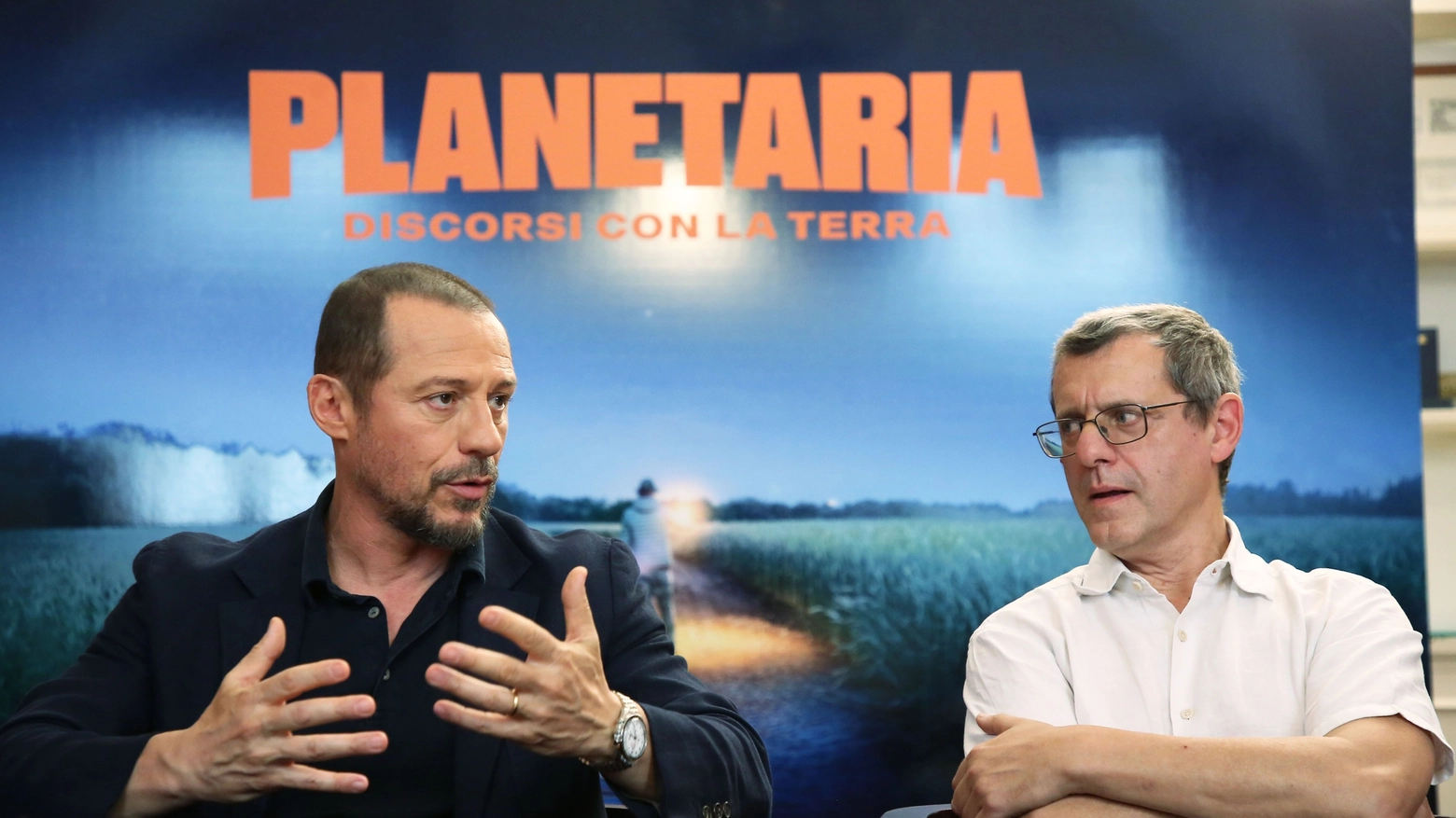 La presentazione di Planetaria con Stefano Accorsi (New Press Photo)