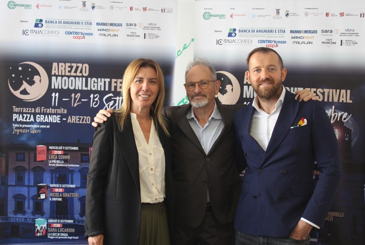 Moonlight, Alessandrelli, Muzzi e Padellaro in piazza Grande