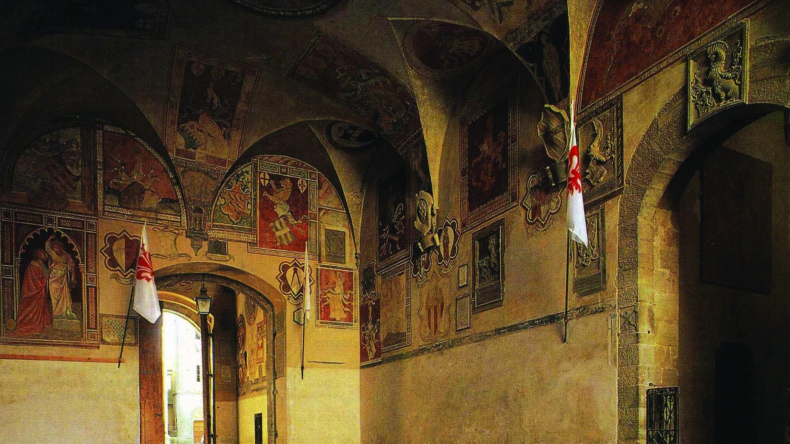 Palazzo Vicari, a Scarperia, edificio risalente al Trecento e sede della mostra dedicata a