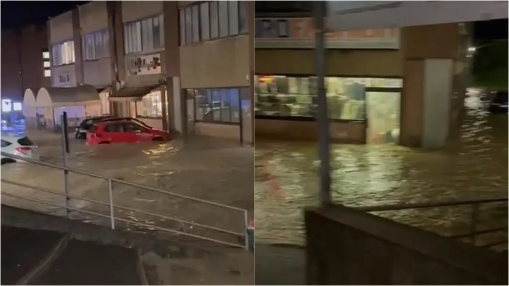 Siena, L'acqua Entra Ovunque In Ditte E Negozi Di Via Massetana Romana