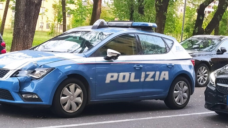 L'intervento della polizia