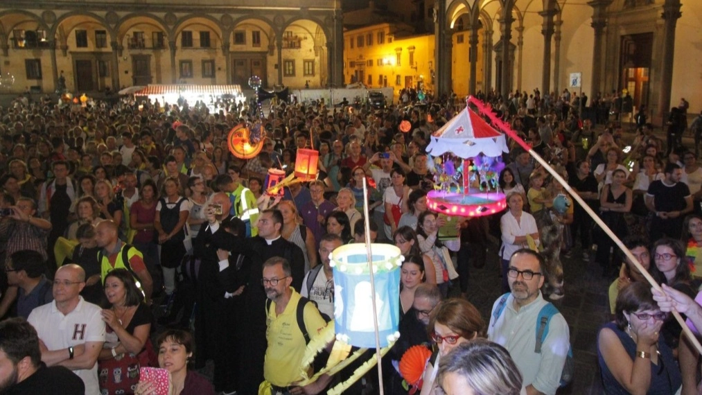 La festa della Rificolona in piazza Santissima Annunziata a Firenze (Foto di repertorio)