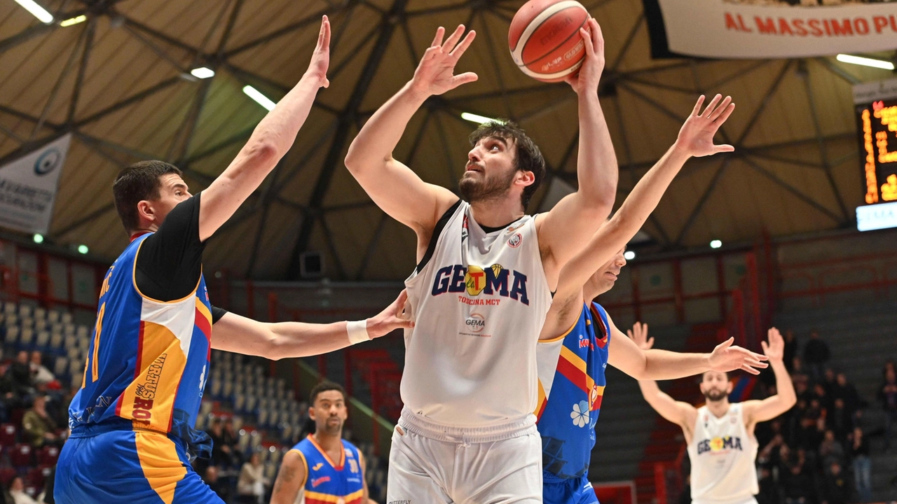 Alberto Bedin in un’azione di gioco