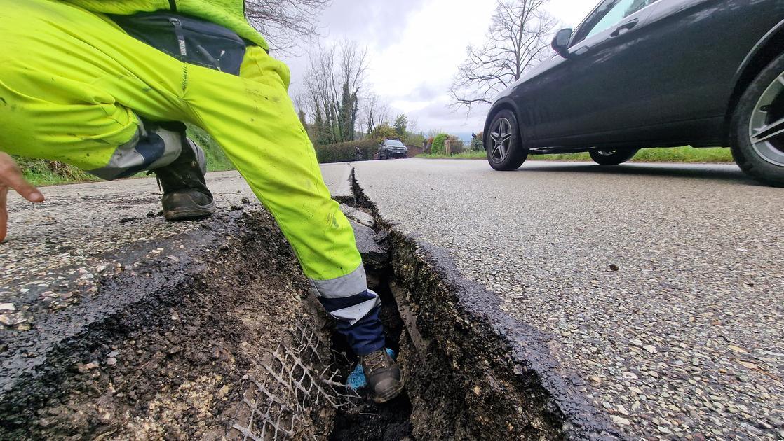 Voragine nell’asfalto, chiusura indefinita per la Provinciale 9. La conta delle frane