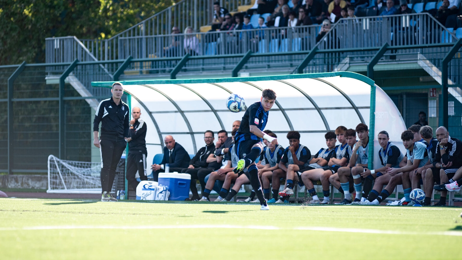 Un momento della partita