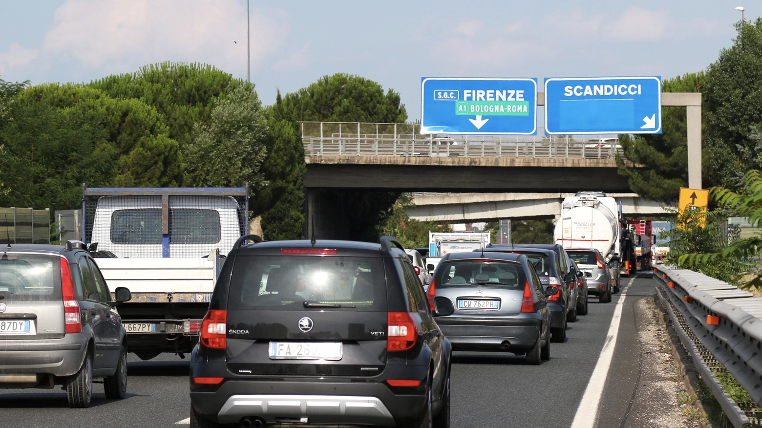 Traffico sulla Fi Pi Li