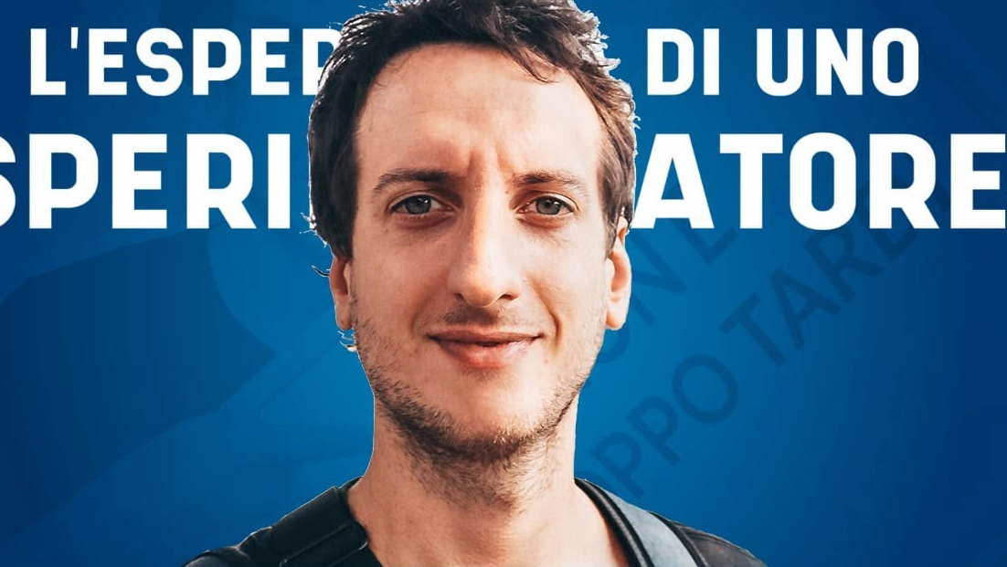 Al­berto Gian­­­none, divulgatore che dal 2019 si dedica al progetto social “Di­vulga­Men­te”