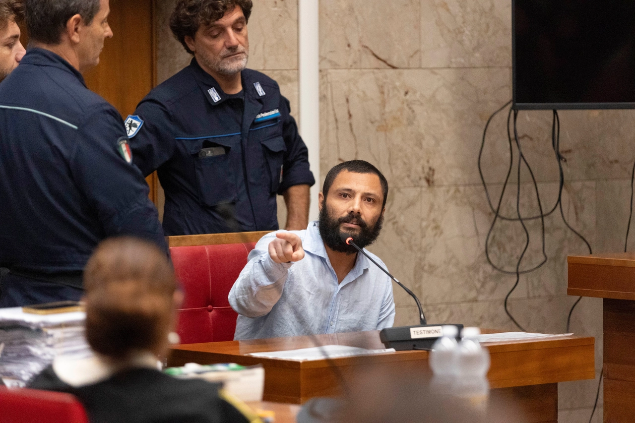 Gianluca Paul Seung, omicidio Capovani, tribunale di Pisa (Foto Enrico Mattia Del Punta)