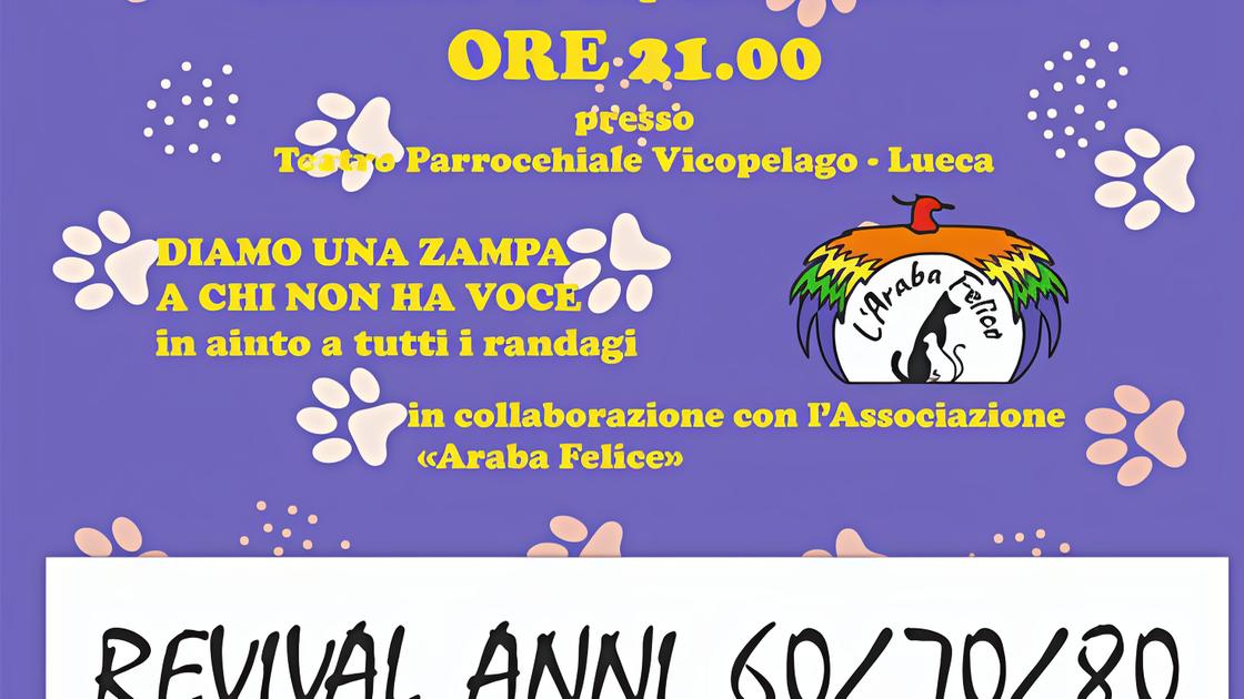 “Diamo una zampa a chi non ha voce“. Show per aiutare i randagi