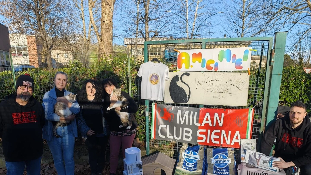 Una giornata speciale per i volontari della Casina degli Animali, che hanno accolto una rappresentanza del Milan Club Siena al...