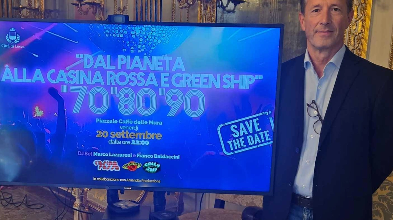 Torna a Lucca l'evento estivo dedicato alla musica dei locali storici degli anni '70, '80 e '90. Organizzato dall'amministrazione comunale, coinvolgerà la città con dj e sorprese, per rivivere l'atmosfera di quegli anni. Ingresso libero, inizio alle 22.