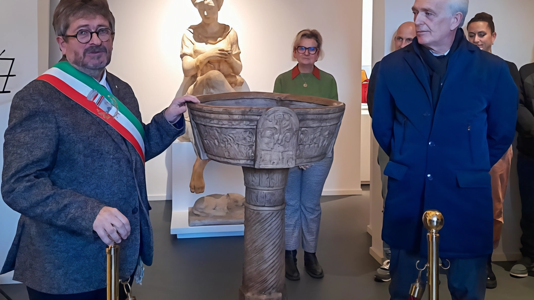 Museo della paglia, arriva il fonte battesimale