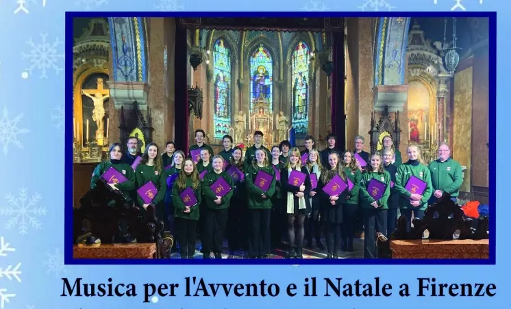 Da Canterbury a Firenze, musica di Natale con il coro del Kent College