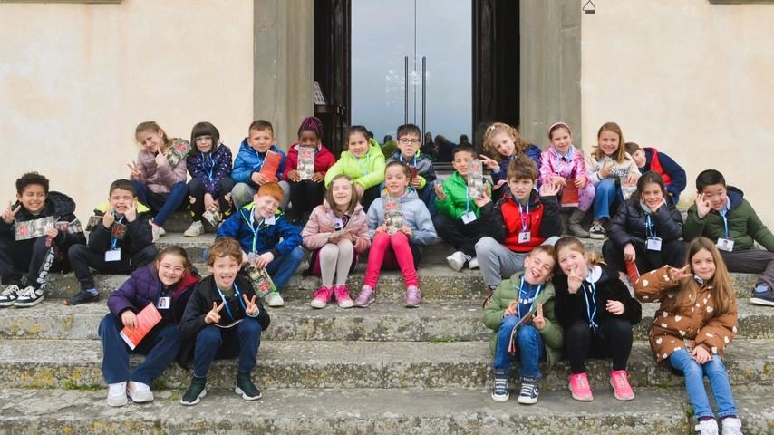 La classe 4^ tempo pieno della Primaria di Cerreto Guidi