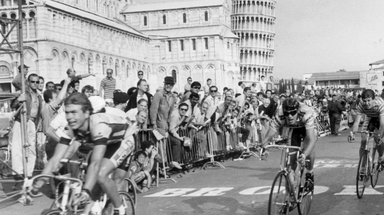 Il Giro d'Italia a Pisa nel 1986