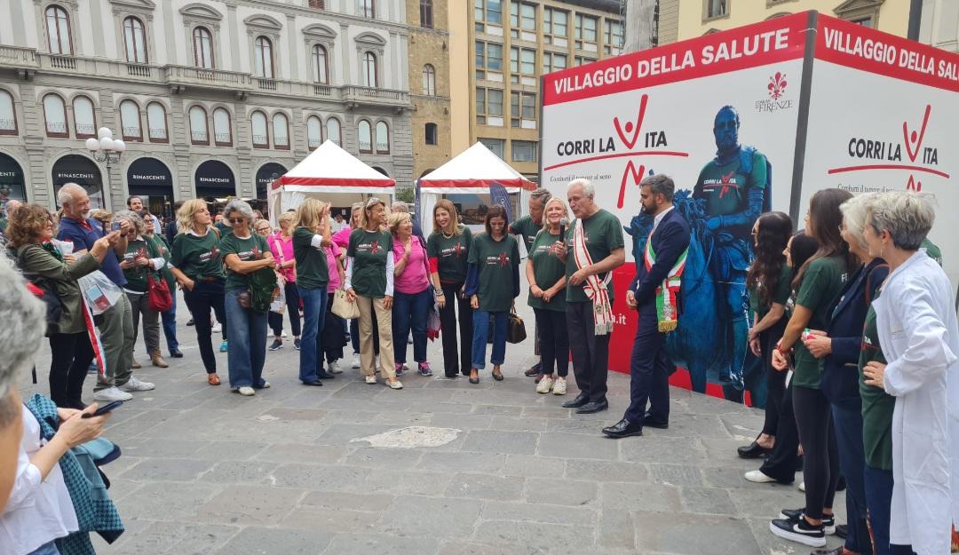 Firenze, apre il Villaggio della salute di Corri la Vita: screening gratuiti