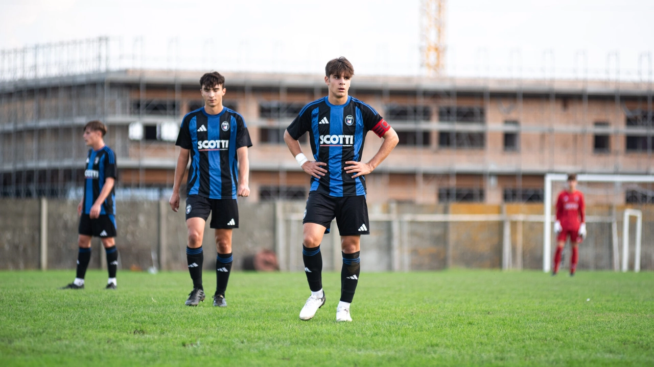 Un momento della partita delle giovanili del Pisa