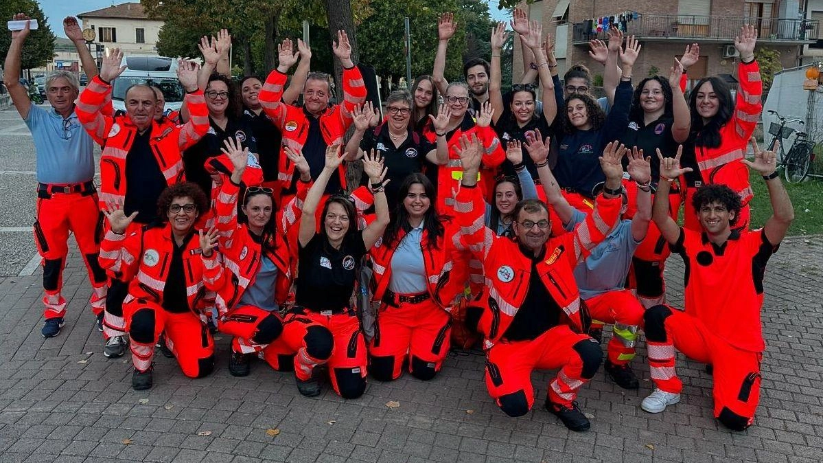 Ecco la squadra dei volontari della Pubblica Assistenza di Monteroni D’Arbia che rendono servizi alla comunità