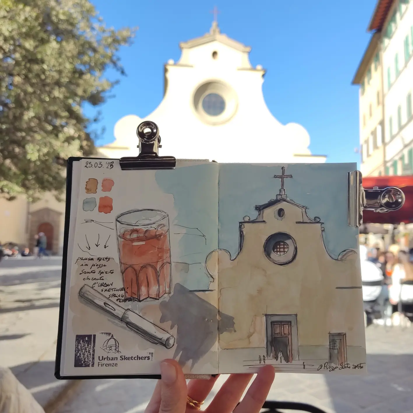 Urban Sketchers' Spring Festival: 3 giorni di disegno dal vivo nelle piazze della città