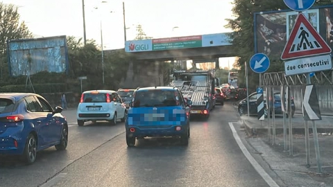 Un momento dei gravi disagi tra Firenze e l'Osmannoro nella serata di martedì 3 settembre (Da Traffico Firenze)