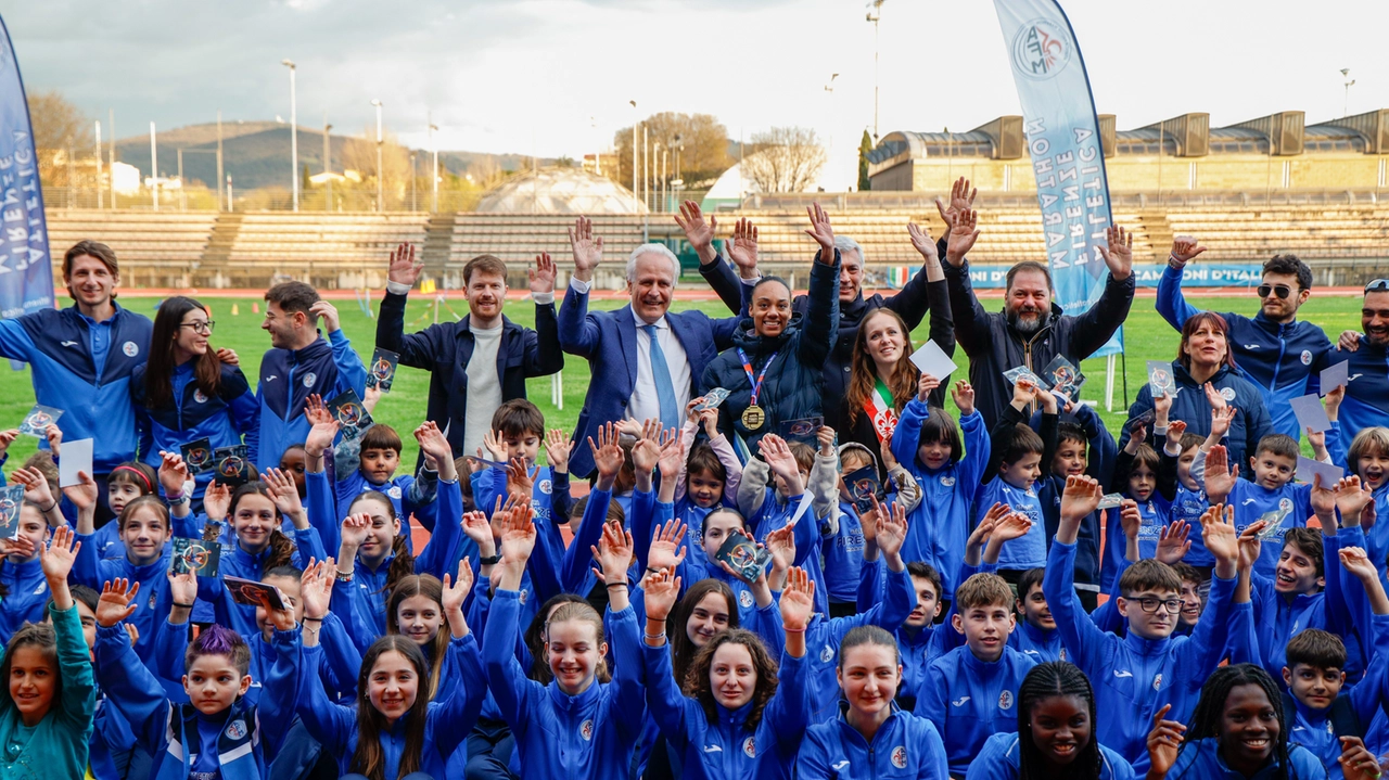 Firenze Marathon, la festa per Larissa Iapichino al "Ridolfi" (Davide Franco/Fotocronache Germogli)