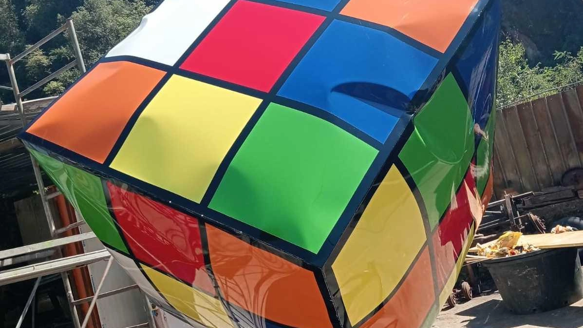 In elaborazione un coloratissimo cubo grasso ispirato al famoso rompicapo di Rubik