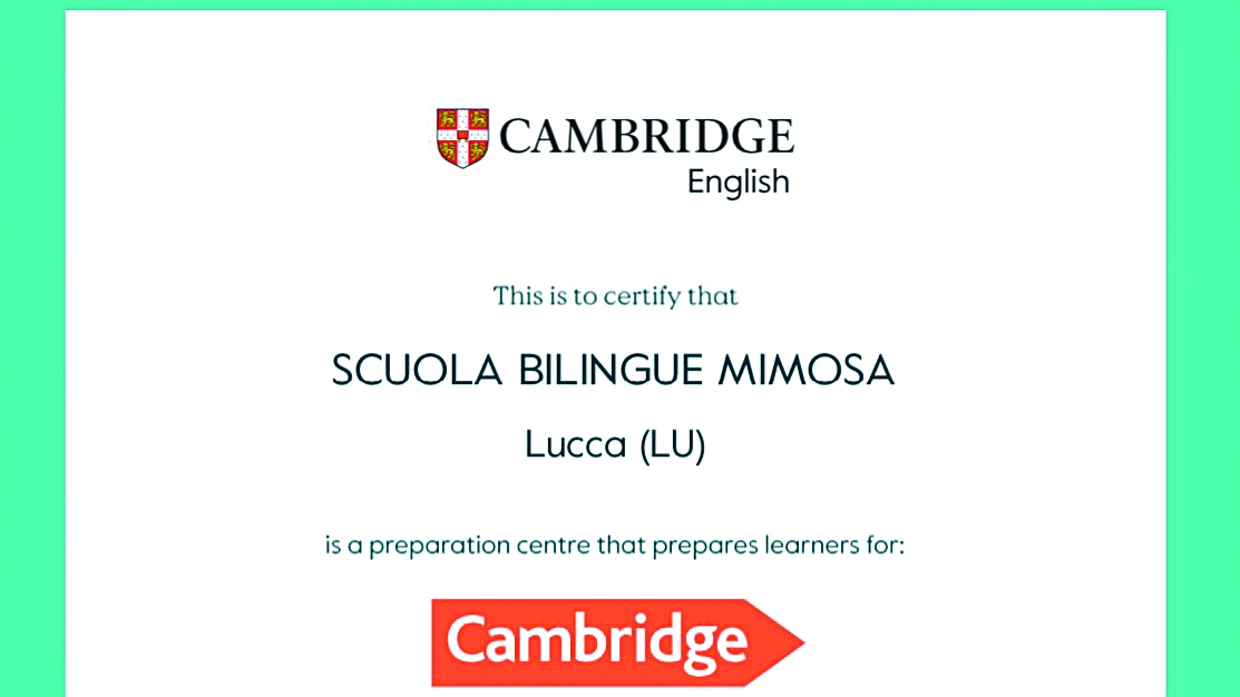 L’istituto è autorizzato alla formazione Cambridge