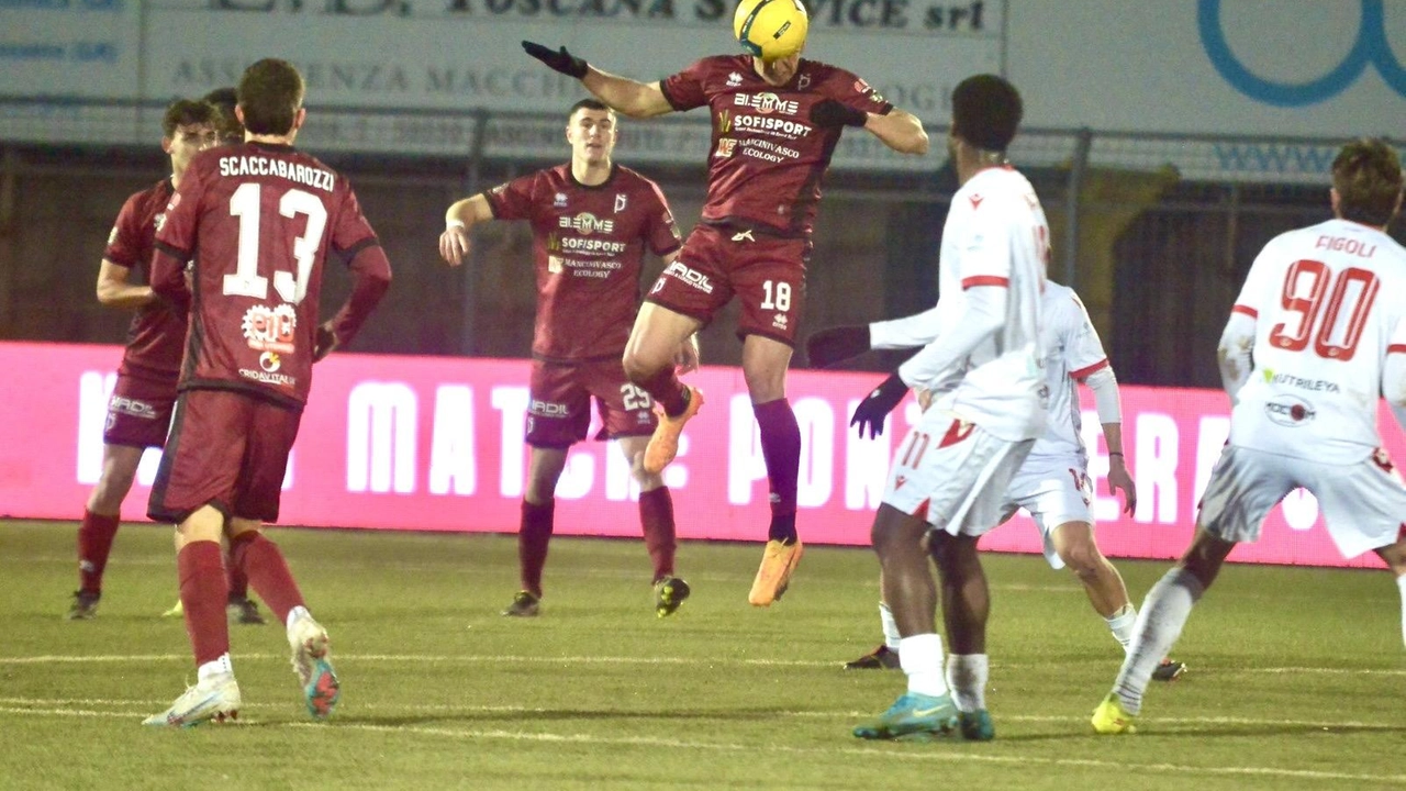 Il Pontedera allo stadio Mannucci contro il Carpi