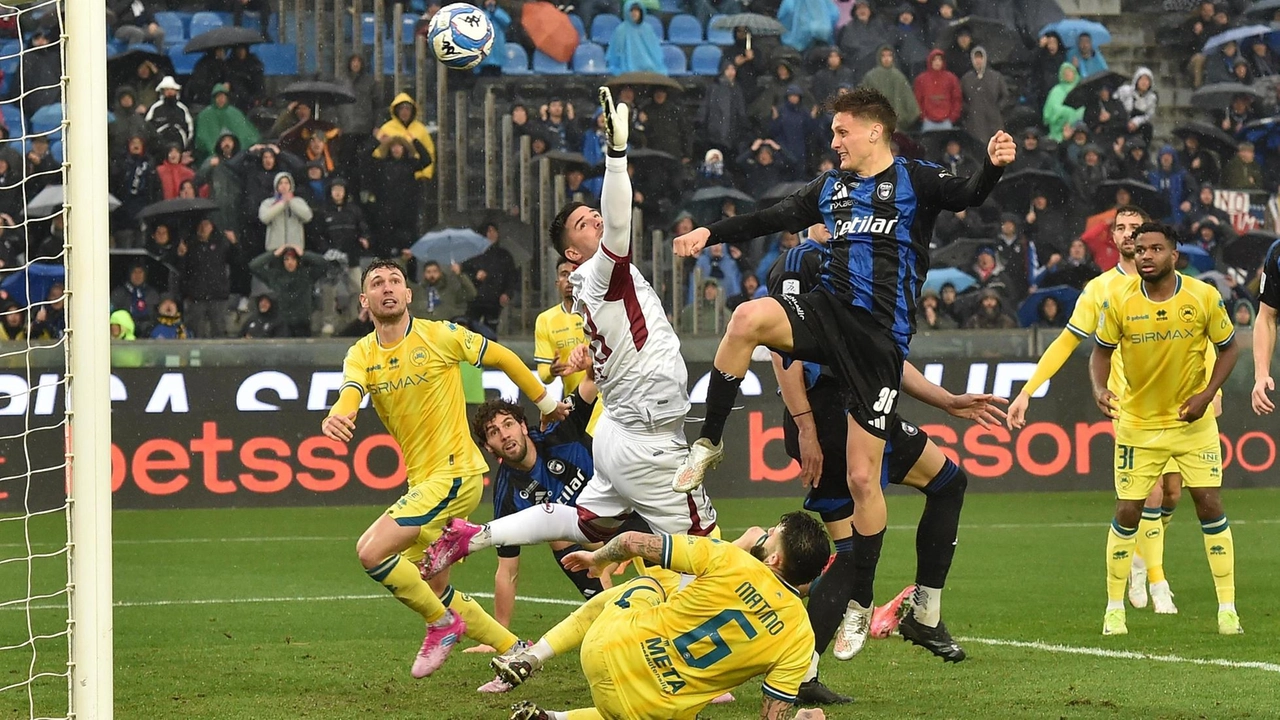 Il gol siglato da Gabriele Piccinini, 23 anni, e poi annullato dall’arbitro (Foto Masotti per Valtriani)